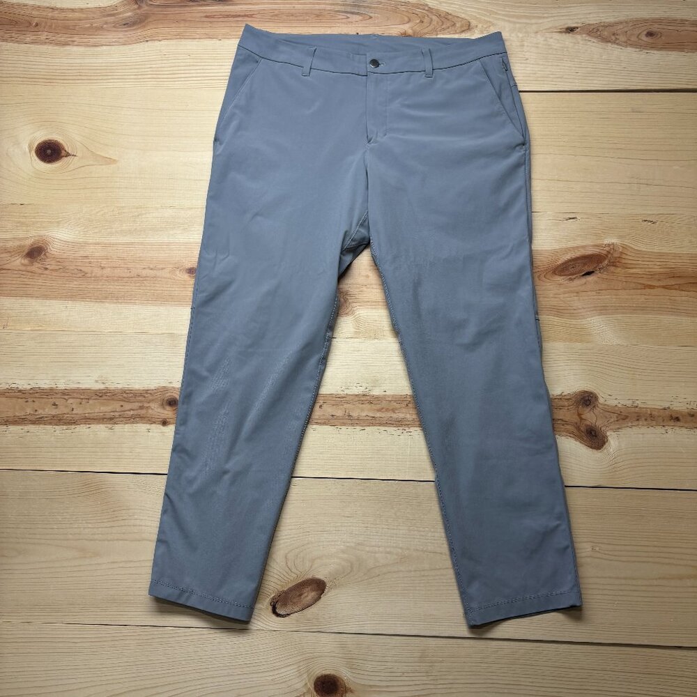 Lululemon Commission Pants Mens 36x30 Gray Relaxed Chino Performance